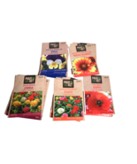 Mixed Lot 22 Packs Flower Seeds Zinnia, Viola, Indian Blanket, Poppy - $14.85