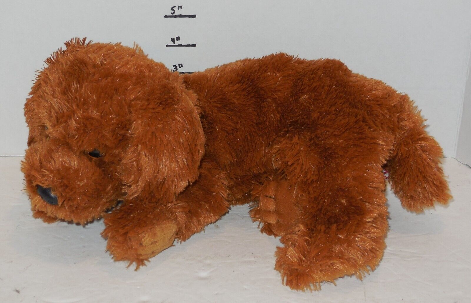 TY Beanie Buddies 12" Brown Dog plush toy - £11.34 GBP