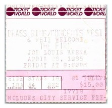 The Firm Concert Ticket Stub April 26 1985 Detroit Michigan - £19.41 GBP