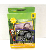 National Geographic Alphabet Animal Flash Cards Learning Complete in Box - £10.03 GBP
