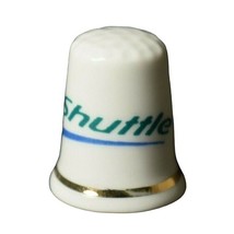 Eurotunnel Le Shuttle Collectable Bone China Souvenir Thimble Home Decor - $5.77