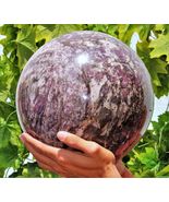 XL 255mm Pink Ruby Matrix Crystal Quartz Healing Metaphysical Stone Gift Sphere - $2,652.50