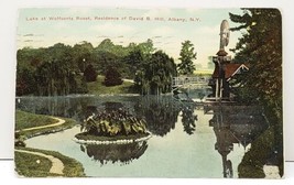 Albany New York Lake at Wolfoorts Roost, Residence of David B. Hill Post... - $7.45