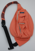 Kavu Original Rope Pink Coral Crossbody Messenger Sling Bag Backpack - £27.68 GBP