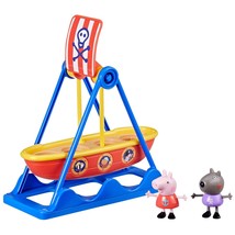 Peppa Pig Toys Peppa&#39;s Pirate Ride Playset with Swinging Pirate Ship and 2 Figur - £20.77 GBP