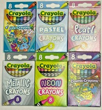 Crayola Variety Pack - Pastel, Pearl, Cosmic, Metallic, Neon and Uni-Crayon - £9.08 GBP