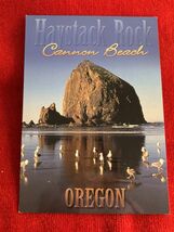 Oregon Postcard Haystack Rock at Cannon Beach on the Oregon Coast NEW Un... - $3.99