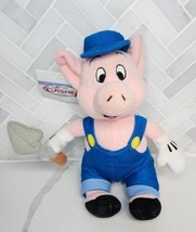 Walt Disney Store Plush Stuffed Animal Three 3 Little Pigs #2 RARE Brick... - $34.60