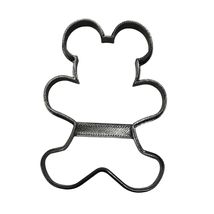 Mickey Mouse Themed Gingerbread Man Outline Cookie Cutter Made In USA PR4591 - £2.33 GBP