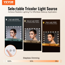 VEVOR Hollywood Vanity Mirror With Lights w/ USB Type C Desktop Wallmoun... - $86.95