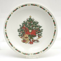 Vintage Ten Strawberry Street O Christmas Tree Salad Plate 7.25 in 1987 - £6.35 GBP