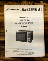 Sharp R-6740 Microwave  Service Manual *Original* - $14.47