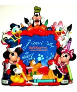 Walt Disney World Photot Frame Minnie Mickey Mouse Donald Duck Goofy Plu... - $39.95