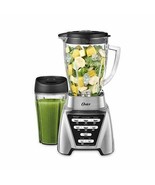 Oster Blender | Pro 1200 with Glass Jar, 24-Ounce Smoothie Cup, Brushed ... - $98.38