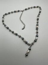 Vintage LBVYR Pearl Necklace Adjustable 18 - 21.5 inches - £15.51 GBP