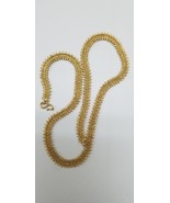 High End Jewelry! Unique! Vintage  23k Gold Fancy Necklace 17&quot;, 30.4gr - $132,419.81 MXN
