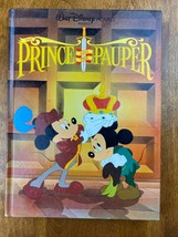 Walt Disney Picture's Presents The Prince And The Pauper Hardcover 1990 - £4.76 GBP