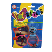 VINTAGE 1988 CAP TOYS POP WATCH DIGITAL WRIST WATCH NOS NEW SEALED BLUE ... - €32,84 EUR