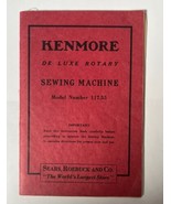 Vintage Sears Roebuck Kenmore De Luxe Rotary Sewing Machine Model Manual... - $14.03