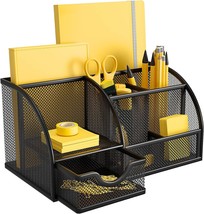 Pipishell Mesh Desk Organizer Multipurpose Desktop Organizer Office Supplies - £35.93 GBP