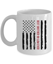 Best Brother-in-law Ever Coffee Mug Vintage American Flag Tea Cup Christmas Gift - £13.62 GBP+