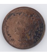 1872 Indiano Testa Cent Ottime Condizioni Moneta Molto Raro Periodo - $7,510.21 MXN