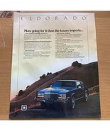 1981 Cadillac Eldorado color photo vintage print Ad - $7.69