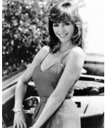 Victoria Principal busty pose as Pam Ewing by her Porsche Dallas 12x18 P... - $373.69 MXN