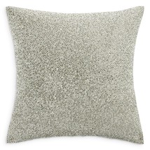 allbrand365 designer Collection Facets Beaded Wire Decorative Pillow,Gray,18X18 - £166.69 GBP