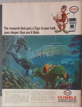 Esso Humble Oil Advertisement Vintage 1966 - $13.10