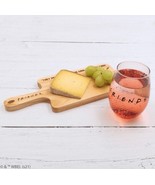 Friends Cutting/Charcuterie Board & Drink/Wine Tumbler/Drinking Glass Duo/Set - €25,94 EUR
