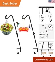Weatherproof 2-Pack Adjustable Deck Hooks - 29-Inch Heavy-Duty Railing H... - $40.50