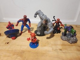 Spiderman Marvel Rhino Green Goblin 6 Piece Lot - £10.64 GBP