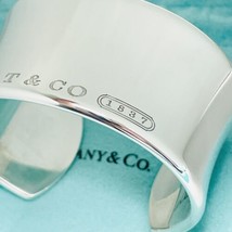 Small 6&quot; Tiffany &amp; Co 1837 Extra Wide Cuff Bracelet in Sterling Silver - $575.00