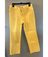 NWT Tommy Hilfiger Stretch Hipster Boot Yellow Size 8 Jeans - $19.80