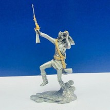 Jim Ponter Pewter Franklin mint western native figurine sculpture vtg Co... - $94.05