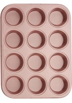 Wiltshire Rose Gold Muffin Pan 12 Cup, Ø 7 cm - £18.63 GBP