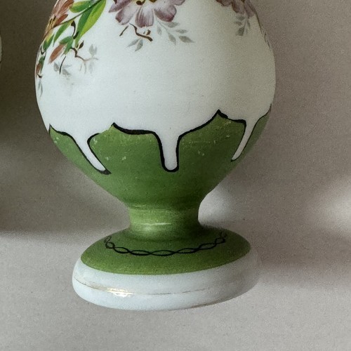 Antique Hand Painted Glass Vases SMALL Mt READ MORE Item image 10