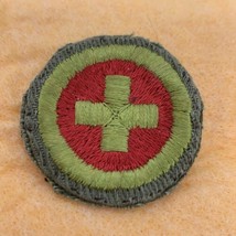 Vintage 60s FIRST AID Merit Badge Boy Scouts Patch - $5.89