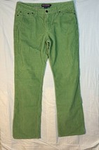 Vineyard Vines 5 pocket Corduroy Pants Straight Leg Lime Green Women’s size 10 - £19.16 GBP