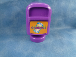 Vtech Smartville Purple Garbage Can Replacement Figure 3&quot; - £1.44 GBP