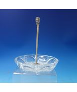 Sterling Silver and Cut Crystal Ring Holder with Face circa 1905 (#5544) - $4,709.68 MXN