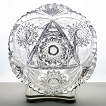 Pitkin &amp; Brooks Meadville Nappy Bowl, Antique c1908 ABP Cut Glass Saucer 6&quot; - £27.91 GBP