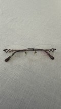 Boutique Titanium Burgundy Rimless Eyeglass Frames NEW 52-17-135 Tr189 - $39.57