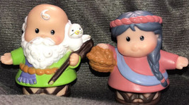 Noah’s Ark Moses &amp; Wife Grandma &amp; Grandpa Set Lot  - $36.37