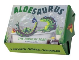 Aloe-Saurus The Jurassic Soap Lather, Rinse, Retreat Aloe/Cucumber NEW UNUSED - £3.18 GBP