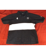 GRAFFIGNA SAN JUAN ARGENTINA #4 DARK BLUE WHITE SHORT SLEEVE POLO SHIRT XL - $24.34 CAD