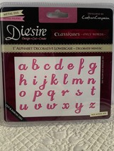 Diesire Classiques 1” Alphabet Decorative Lowercase Metal Dies - New - £7.73 GBP