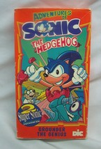 Adventures Of Sonic The Hedgehog - Grounder The Genius Vhs Video 1994 Cartoon - £11.82 GBP
