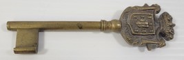 *B28) Vintage Chamber of Peers of Portugal Monarchy Brass Skeleton Key - £86.94 GBP